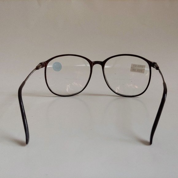 NWT Vintage 90's Carbon Fiber School Boy Bi-Focal Reading Glass +3.50 (S.Brown) - Picture 3 of 4